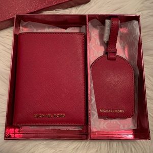 Michael Kors Passport Holder and Luggage Tag
